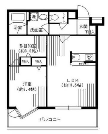 ルミエール妙蓮寺IIの物件間取画像